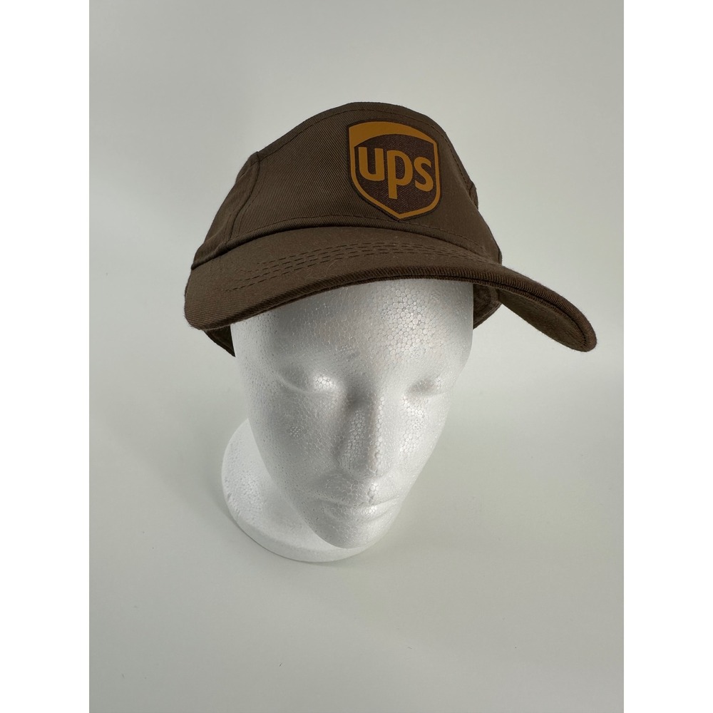 UPS WearGuard Brown Uniform Visor Reflective Logo Hat 14836 One Size Halloween